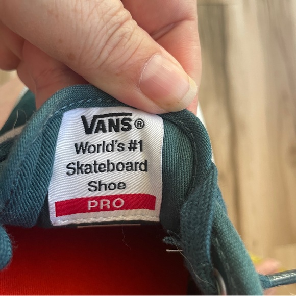 Rare Vans Dark Teal Suede China Ferguson Pro Board Sneakers 500714 Size 8 Men’s - Picture 9 of 10